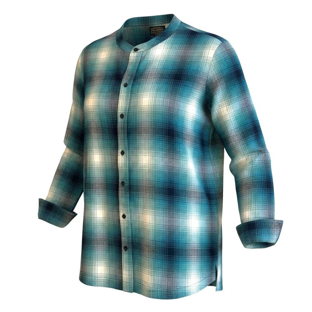 Pendleton Women's Size XXL Cotton Plaid Flannel Button Up Long Sleeve Shirt